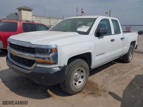 2019 Chevrolet Silverado 1500 LD Work Truck with VIN 2GCVKNEC7K1159458, listed as a IAAI auction lot 41895386 with 81,510 mi miles. Bid and sale history available at carsss.com. Image 2.