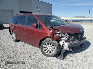 2013 Toyota Sienna LE with VIN 5TDJK3DC7DS069825, listed as a Copart auction lot 46951975 with 190,762 mi miles and Salvage Title. Bid and sale history available at carsss.com. Image 4.