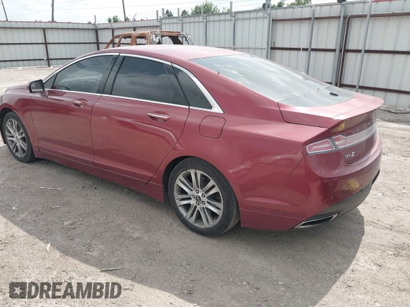 2014 Lincoln MKZ with VIN 3LN6L2G92ER806197, listed as a IAAI auction lot 41931284 with 1 mi miles. Bid and sale history available at carsss.com. Image 3.