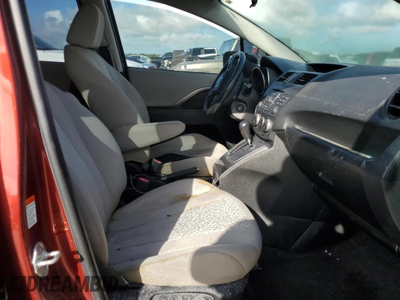 2012 Mazda 5 Touring with VIN JM1CW2CL6C0113694, listed as a Copart auction lot 75092814 with Not Provided miles and Salvage Title. Bid and sale history available at DreamBid. Image 11.