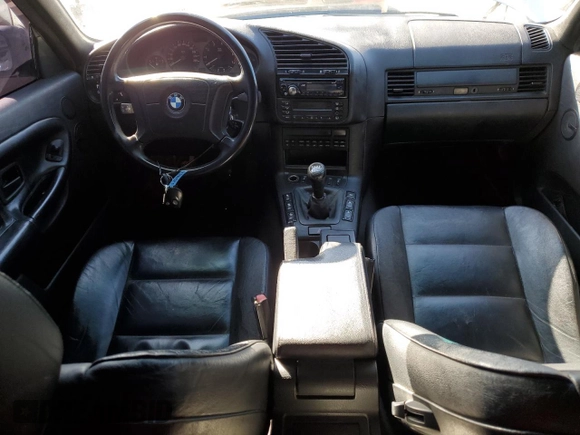 1998 BMW 3 Series 328ic with VIN WBABK7332WET66892, listed as a Copart auction lot 88517365 with 237,178 mi miles and Salvage Title. Bid and sale history available at carsss.com. Image 8.