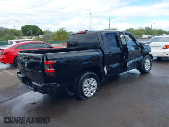 2022 Nissan Frontier SV with VIN 1N6ED1EJ3NN666021, listed as a IAAI auction lot 42025666 with 23,615 mi miles and . Bid and sale history available at DreamBid. Image 4.