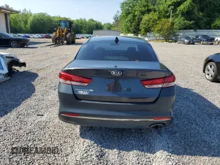 2017 Kia Optima LX with VIN 5XXGT4L35HG168780, listed as a Copart auction lot 54793455 with 193,528 mi miles and Clean Title. Bid and sale history available at carsss.com. Image 6.