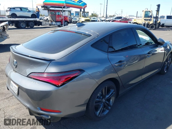 2025 Acura Integra w/A-Spec Package z VIN 19UDE4H35SA009333, wystawiony jako IAAI lot #41718219 z przebiegiem Nie podano mil oraz . Historia ofert i sprzedaży dostępna na DreamBid. Obrazek 4.