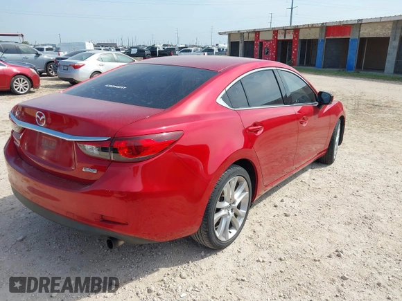 2017 Mazda Mazda6 Touring with VIN JM1GL1V51H1113476, listed as a IAAI auction lot 41928541 with 1 mi miles. Bid and sale history available at carsss.com. Image 4.
