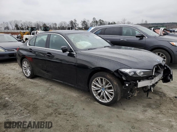 2024 BMW 3 Series 330e with VIN 3MW39FF08R8E11417, listed as a Copart auction lot 46276195 with 32,032 mi miles and Non Repairable. Bid and sale history available at carsss.com. Image 4.