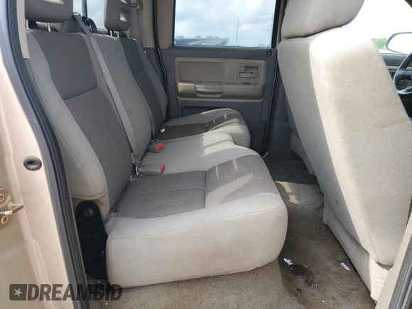 2005 Dodge Dakota SLT with VIN 1D7HE48N65S215055, listed as a Copart auction lot 56193435 with 140,705 mi miles and Clean Title. Bid and sale history available at DreamBid. Image 10.
