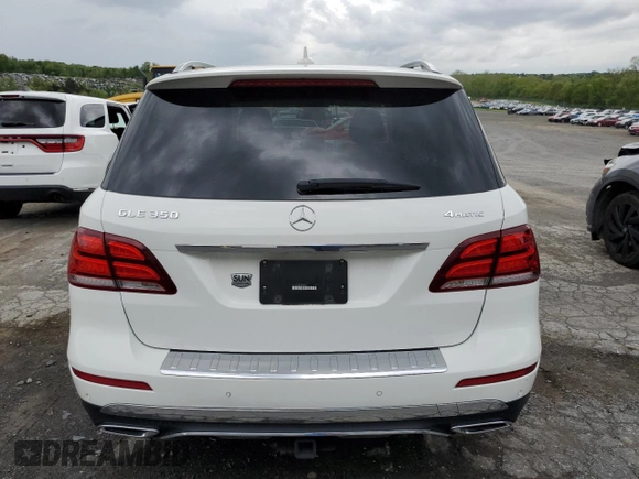 2018 Mercedes-Benz GLE 350 with VIN 4JGDA5HB7JB083414, listed as a Copart auction lot 55317355 with 56,963 mi miles and Salvage Title. Bid and sale history available at DreamBid. Image 6.