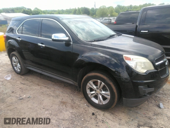 2014 Chevrolet Equinox LS with VIN 2GNALAEK9E1116666, listed as a IAAI auction lot 42153596 with 133,347 mi miles. Bid and sale history available at carsss.com. Image 1.