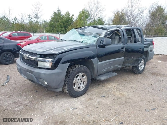 2005 Chevrolet Avalanche Z71 with VIN 3GNEK12Z05G260586, listed as a IAAI auction lot 41578877 with 247,305 mi miles. Bid and sale history available at carsss.com. Image 2.