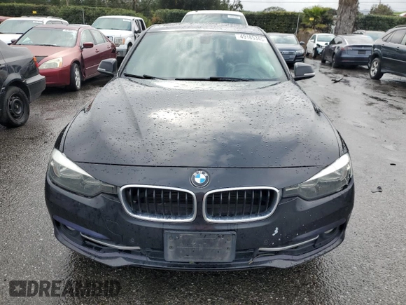 2016 BMW 3 Series 328i with VIN WBA8E9C54GK643818, listed as a Copart auction lot 49185345 with 124,775 mi miles and Salvage Title. Bid and sale history available at DreamBid. Image 5.