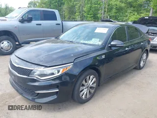 2018 Kia Optima LX with VIN 5XXGT4L32JG253713, listed as a IAAI auction lot 42172918 with 145,338 mi miles. Bid and sale history available at carsss.com. Image 2.