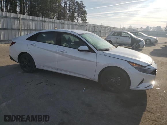 2023 Hyundai Elantra SEL z VIN 5NPLM4AGXPH095443, wystawiony jako Copart lot #46587995 z przebiegiem 38 824 mil mil oraz Szkoda całkowita • Salvage title. Historia ofert i sprzedaży dostępna na DreamBid. Obrazek 4.