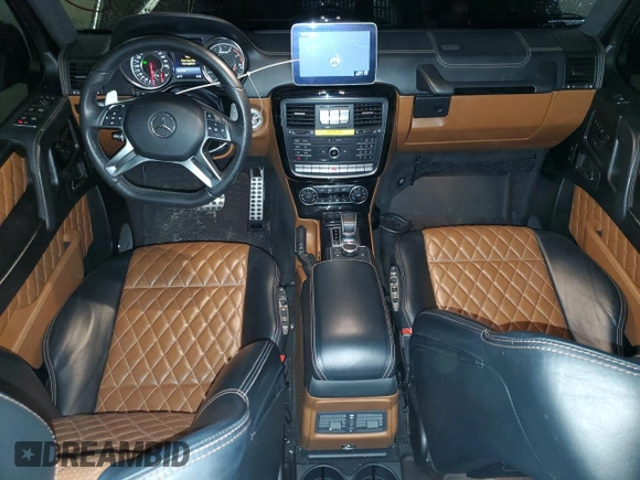 2018 Mercedes-Benz G-Class AMG G 63 with VIN WDCYC7DH4JX294055, listed as a Copart auction lot 53979294 with 46,042 mi miles and Salvage Title. Bid and sale history available at carsss.com. Image 8.