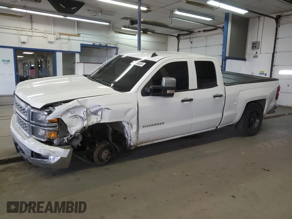 2014 Chevrolet Silverado 1500 LT with VIN 1GCVKREC9EZ134516, listed as a Copart auction lot 48955635 with 280,221 mi miles and Salvage Title. Bid and sale history available at DreamBid. Image 1.