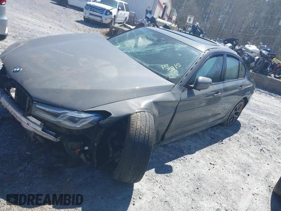 2021 BMW 5 Series 540i xDrive with VIN WBA73BJ09MCG10189, listed as a IAAI auction lot 41810393 with Not provided miles and . Bid and sale history available at DreamBid. Image 2.