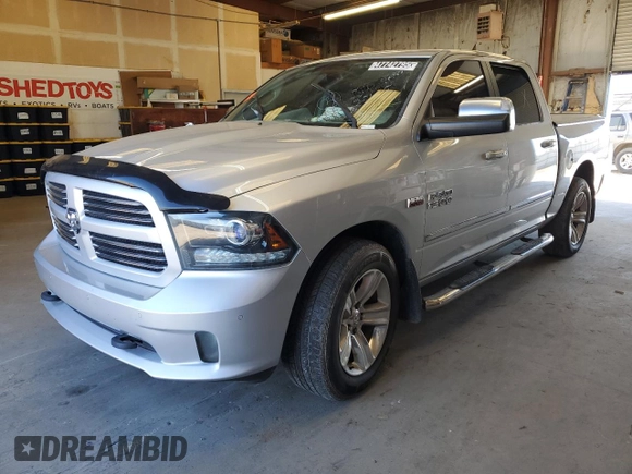 2016 Ram 1500 Sport with VIN 1C6RR6MT1GS369086, listed as a Copart auction lot 47742795 with 109,554 mi miles and Clean Title. Bid and sale history available at carsss.com. Image 1.