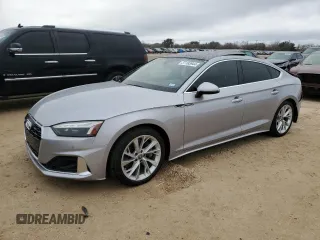 2020 Audi A5 Sportback Premium Plus with VIN WAUCNCF52LA018224, listed as a Copart auction lot 37165944 with 29,722 mi miles. Bid and sale history available at carsss.com. Image 1.