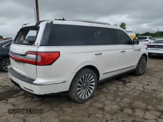 2019 Lincoln Navigator Reserve with VIN 5LMJJ2LT1KEL25094, listed as a Copart auction lot 58539865 with 63,167 mi miles and Salvage title. Bid and sale history available at DreamBid. Image 3.