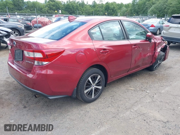 2019 Subaru Impreza Premium with VIN 4S3GKAC60K3609069, listed as a IAAI auction lot 42755337 with 90,437 mi miles and . Bid and sale history available at DreamBid. Image 4.