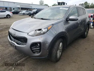 2017 Kia Sportage LX z VIN KNDPMCAC1H7189726, wystawiony jako Copart lot #59601915 z przebiegiem 163 333 mil mil oraz Szkoda całkowita • Salvage title. Historia ofert i sprzedaży dostępna na DreamBid. Obrazek 1.