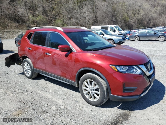 2020 Nissan Rogue S with VIN 5N1AT2MV2LC815943, listed as a Copart auction lot 53151255 with 84,019 mi miles and Salvage Title. Bid and sale history available at carsss.com. Image 4.
