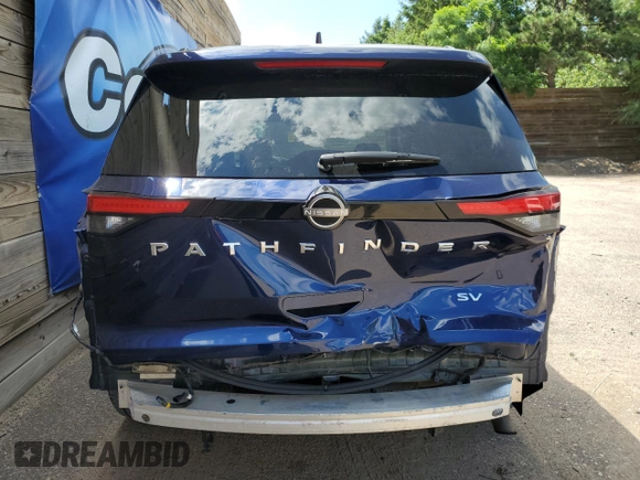 2024 Nissan Pathfinder SV with VIN 5N1DR3BA8RC277095, listed as a Copart auction lot 65953815 with 40,972 mi miles and Clean title. Bid and sale history available at DreamBid. Image 6.