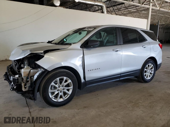 2020 Chevrolet Equinox LS z VIN 2GNAXFEV2L6249801, wystawiony jako Copart lot #54223485 z przebiegiem 92 066 mil mil oraz Czysty tytuł • Clean title. Historia ofert i sprzedaży dostępna na DreamBid. Obrazek 1.
