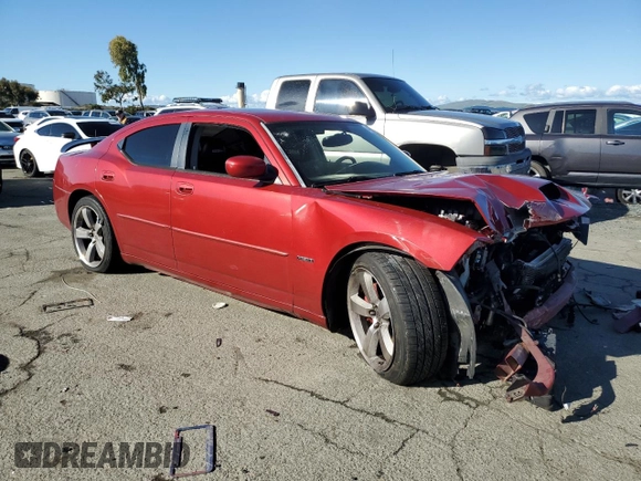 2006 Dodge Charger SRT-8 with VIN 2B3KA73W66H283699, listed as a Copart auction lot 44060975 with 126,105 mi miles and Salvage Title. Bid and sale history available at DreamBid. Image 4.