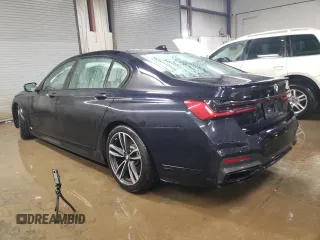 2021 BMW 7 Series 750i xDrive with VIN WBA7U2C08MCF39996, listed as a Copart auction lot 51114675 with 43,625 mi miles and Salvage Title. Bid and sale history available at carsss.com. Image 2.