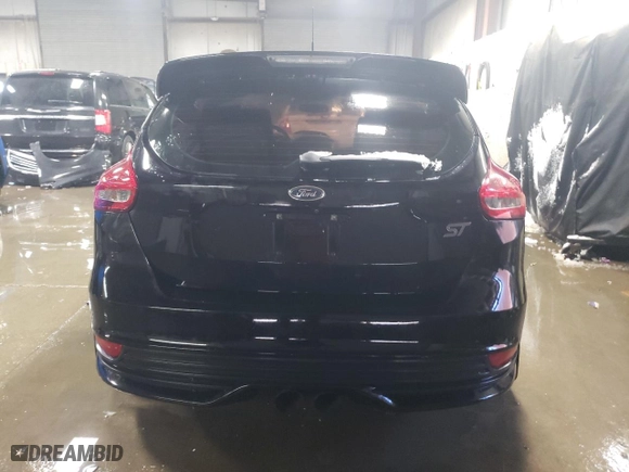2017 Ford Focus ST with VIN 1FADP3L97HL262736, listed as a Copart auction lot 46121375 with 34,920 mi miles and Salvage Title. Bid and sale history available at carsss.com. Image 6.