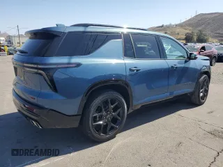 2024 Chevrolet Traverse AWD RS с VIN 1GNEVLKS9RJ166460, выставлен на аукционе Copart как лот 57914315 с пробегом 19 535 миль миль и Списание • Salvage title. История ставок и продаж доступна на DreamBid. Изображение 3.