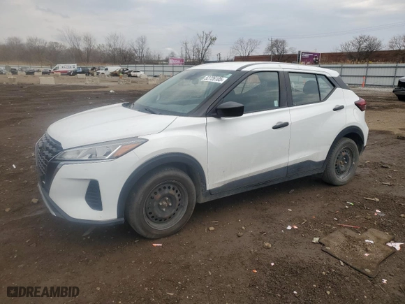 2021 Nissan Kicks S with VIN 3N1CP5BV0ML497299, listed as a Copart auction lot 52726105 with 35,742 mi miles and Clean Title. Bid and sale history available at carsss.com. Image 1.