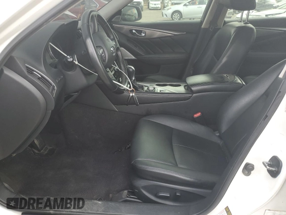 2017 Infiniti Q50 Signature Edition with VIN JN1EV7APXHM736348, listed as a Copart auction lot 51352315 with 159,434 mi miles and Salvage Title. Bid and sale history available at DreamBid. Image 7.