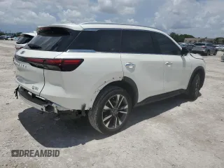 2024 Infiniti QX60 Luxe z VIN 5N1DL1FS4RC333428, wystawiony jako Copart lot #60544905 z przebiegiem 16 865 mil mil oraz Szkoda całkowita • Salvage title. Historia ofert i sprzedaży dostępna na DreamBid. Obrazek 3.