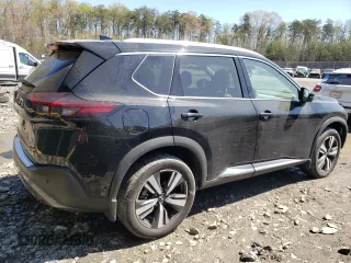 2023 Nissan Rogue SL with VIN 5N1BT3CA9PC794989, listed as a Copart auction lot 52148775 with 14,850 mi miles and Salvage Title. Bid and sale history available at carsss.com. Image 3.