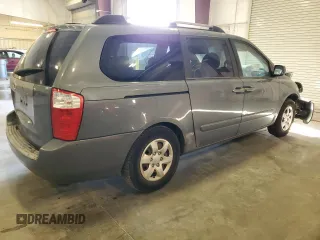 2006 Kia Sedona LX with VIN KNDMB233566078132, listed as a Copart auction lot 75662434 with 223,318 mi miles and Salvage Title. Bid and sale history available at carsss.com. Image 3.
