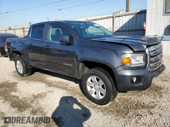 2016 GMC Canyon 2WD SLE with VIN 1GTG5CE30G1301490, listed as a Copart auction lot 81366224 with 109,618 mi miles and Salvage Title. Bid and sale history available at carsss.com. Image 4.