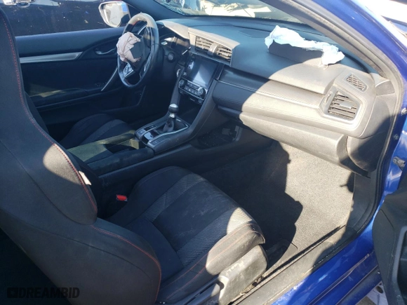 2019 Honda Civic Si Coupe with VIN 2HGFC3A52KH753087, listed as a Copart auction lot 69966984 with 0 mi miles and Salvage Title. Bid and sale history available at carsss.com. Image 8.