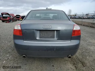2004 Audi A4 1.8T with VIN WAULC68E24A062424, listed as a Copart auction lot 43200915 with 141,580 mi miles and Salvage Title. Bid and sale history available at carsss.com. Image 6.