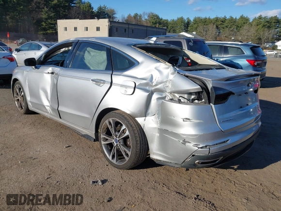 2019 Ford Fusion Titanium with VIN 3FA6P0K97KR269817, listed as a IAAI auction lot 40880869 with 93,025 mi miles. Bid and sale history available at carsss.com. Image 3.