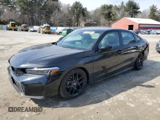 2025 Honda Civic Sport with VIN 2HGFE2F5XSH510270, listed as a Copart auction lot 47839085 with 8,279 mi miles and Salvage title. Bid and sale history available at DreamBid. Image 1.
