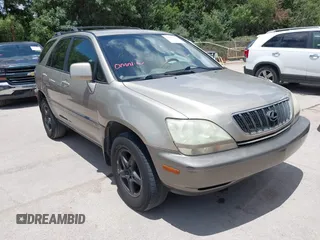 2003 Lexus RX 300 with VIN JTJGF10U030163383, listed as a IAAI auction lot 42585291 with 109,645 mi miles and . Bid and sale history available at DreamBid. Image 1.