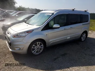 2015 Ford Transit Connect Wagon Titanium with VIN NM0GE9G77F1202471, listed as a Copart auction lot 66541324 with 223,089 mi miles and Salvage Title. Bid and sale history available at carsss.com. Image 1.