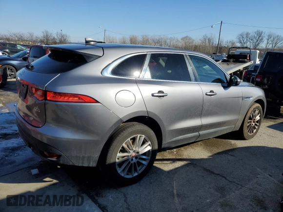 2020 Jaguar F-Pace 30t Prestige with VIN SADCK2GX2LA634581, listed as a Copart auction lot 42089085 with 94,765 mi miles and Salvage Title. Bid and sale history available at DreamBid. Image 3.