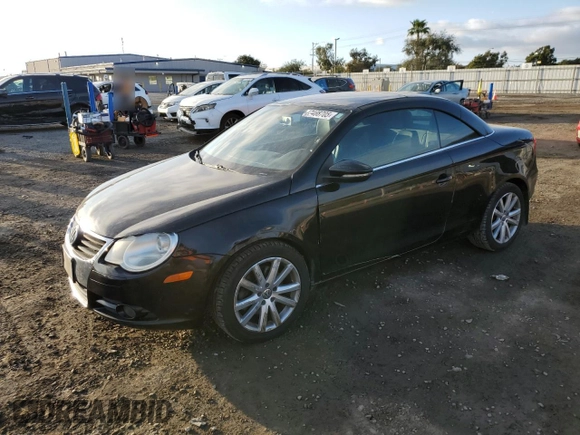 2011 Volkswagen Eos with VIN WVWAW7AH7BV004195, listed as a Copart auction lot 47486705 with 136,621 mi miles and Salvage Title. Bid and sale history available at DreamBid. Image 1.