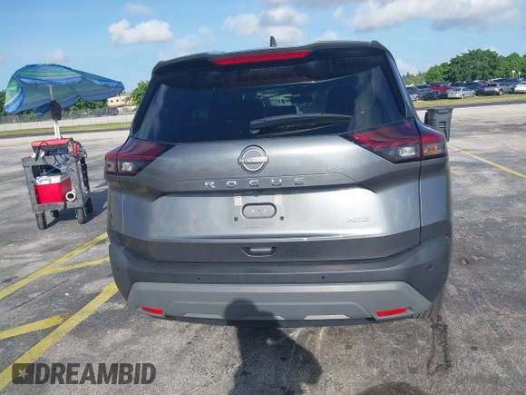 2023 Nissan Rogue S with VIN 5N1BT3AB1PC898128, listed as a IAAI auction lot 42549927 with 26,250 mi miles and . Bid and sale history available at DreamBid. Image 16.