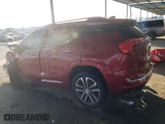 2018 GMC Terrain Denali with VIN 3GKALSEX4JL300310, listed as a Copart auction lot 43460835 with Not Provided miles and Salvage Title. Bid and sale history available at DreamBid. Image 2.