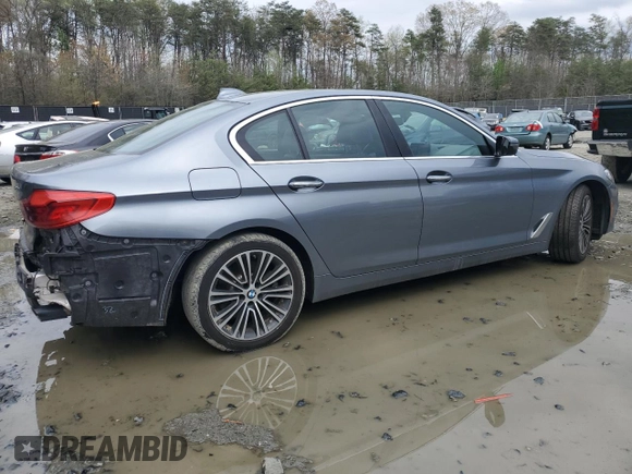 2018 BMW 5 Series 530i xDrive with VIN WBAJA7C5XJG908060, listed as a Copart auction lot 51573415 with 78,918 mi miles and Salvage title. Bid and sale history available at DreamBid. Image 3.
