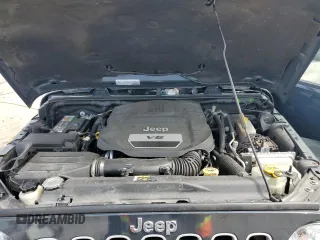 2017 Jeep Wrangler Unlimited Sahara with VIN 1C4BJWEG5HL707569, listed as a Copart auction lot 51326015 with 95,816 mi miles and Salvage title. Bid and sale history available at DreamBid. Image 12.